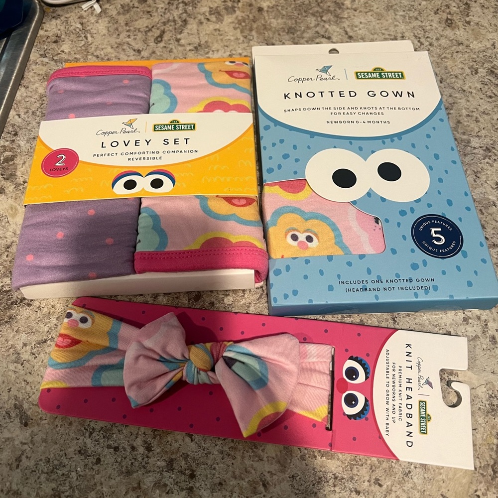 Copper Pearl Lot Sesame Street